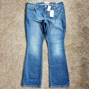 Torrid Size 16R Slim Boot First At Fit Dark Wash Denim Jeans Womens Stretch NWT